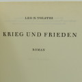 1961 First issue of Krieg and Frieden (war & peace) in German - Top condition