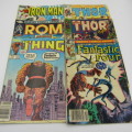 Lot of 6 Marvel comic books - 1980`s various Titles