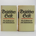 1959 Set of Deutscher Geist - Volume 1 & 2 - German
