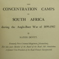 The Concentration Camps in South Africa during the Anglo-Boer War of 1899-1902 by Nupier Devitt