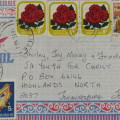 Letter sent from Waikanae, New Zealand to Johannesburg, South Africa