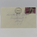 Letter sent from Umtata Transkei to Strand, South Africa with 4c Transkei stamp cancelled