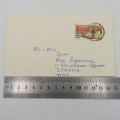 Letter sent from Elliotdale, Transkei to Strand, South Africa with 4c Transkei stamp cancelled