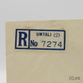 Registered letter sent from Umtali (2) (North) to Pinelands, South Africa