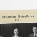 1954 Photo of House Committee of House Marais at Stellenbosch University with names