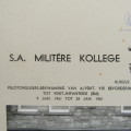 SADF Military College 1961 Photo of platoon leaders with names and some signatures