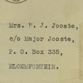 South Africa Pretoria Jacaranda Time 29/10/1940 envelope with mining stamp