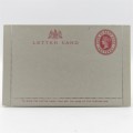 Unused Cape of Good Hope letter card with One penny pre - printed postage - unused