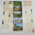 Lot of 35 Vintage West German postcards all used with stamps