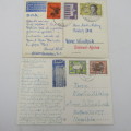 Lot of 44 Vintage postcards posted from the DDR to South West Africa / Namibia - unusual lot