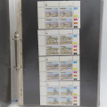 Stamp file with over 230 Namibia control blocks - a nice lot - With definitive issue blocks