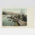 Color postcard early 1900`s of Santa Cruz, The Mole, Tenerlife
