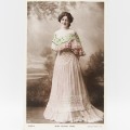 Antique colorized postcard -  Miss Denise Orme