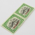 South West Africa official stamps pair SACC 13 mint hinged