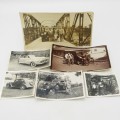 Lot of 6 vintage motorcar photos - original