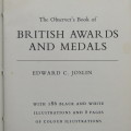 The Observer`s book of British awards and medals by Edward C. Joslin
