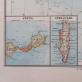1901 Map of Spain and Portugal on A2 - Scaled 1 : 3000 000