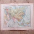 1901 Map of Asia on A2 - Scaled 1 : 30 000 000