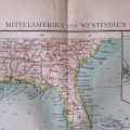 1901 Map of Middle America & the West Indian Islands - A2