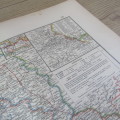 1901 Map of province Schlesien on A2 - Scaled 1 : 750 000