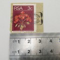 RSA 3c flower stamp - perforation error SACC 361