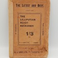 Vintage / Antique Lilliputian ready reckoner - EJ LARBY LTD