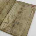 1853 British Royal regiment of Artillery Account book of Richard Holmes ( used 1854-1863 )