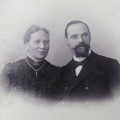 Photo taken 1902 in Berlin, Germany of Reverend Schmidt and his wife who later emigrated to South Af
