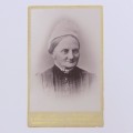 Antique photo identified as Grandmother Schmidt - German origin late 1800`s (Berlin)