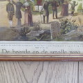 Vintage De Breede en De Smalle weg poster in frame - some water damage