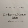Die Laaste Afrikaner - Leiers deur Herman Giliomee