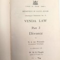 Union of South Africa Native Affairs Venda Law Divorce 1948