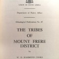 Union of South Africa Native Affairs The tribes of Mount Frere District 1955