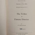 Department of Native Affairs - The Tribes of Umtata District 1956 publication