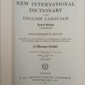 Webster`s New International Dictionary 1956 second edition in 3 volumes