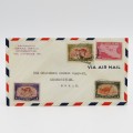 WW2 Maritime Airmail 15 September 1943 Liberia to Dakar, Senegal with 4 Liberia stamps