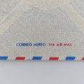 Airmail cover sent from Mexico to Kohl, Germany with 2 x 40 cents Mexican stamps