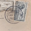 1931 Airmail cover from Mexico to England with 3 Mexican stamps cancelled 15 May 1931