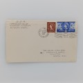 Flight cover for the first viscount flight England to Malta 7 October 1957 with 2 English stamps