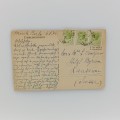 Postcard sent Manoco to Switzerland with 3 x 15 cent Monaco stamps cancelled 1925