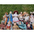 LOT - Porcelain Around the World dolls