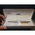 1980 inoxcrom 23.6kts gold electroplated ballpoint