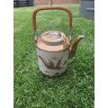 Antique chinese porcelain gilded teapot