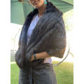 2 x fur shawl coats