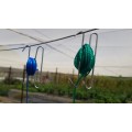 Plant Climbing Hooks, Tomato/Cucumber/Beans/Peas Support Hooks with Twine and Anchor Stake