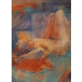 UNFRAMED LIMITED EDITION NUDE ARTWORK BY SUE MALLIM -