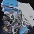 MIXED COINS WEIGHING AN ESTIMATE OF 3.5KG.  ALL COINS INDIVIDUALLY PACKAGED and DATED