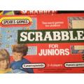 Vintage Scrabble for Juniors - Made in England - Spears Games