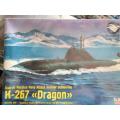 Alanger - K-267 Dragon Guards Russian Navy Attack nucl - Scale 1:350 Scale - Plastic Model 40001 Kit
