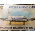 Alanger - Russian Airliner IL-18M - Scale 1:100 Scale - Plastic Model 050004 Kit